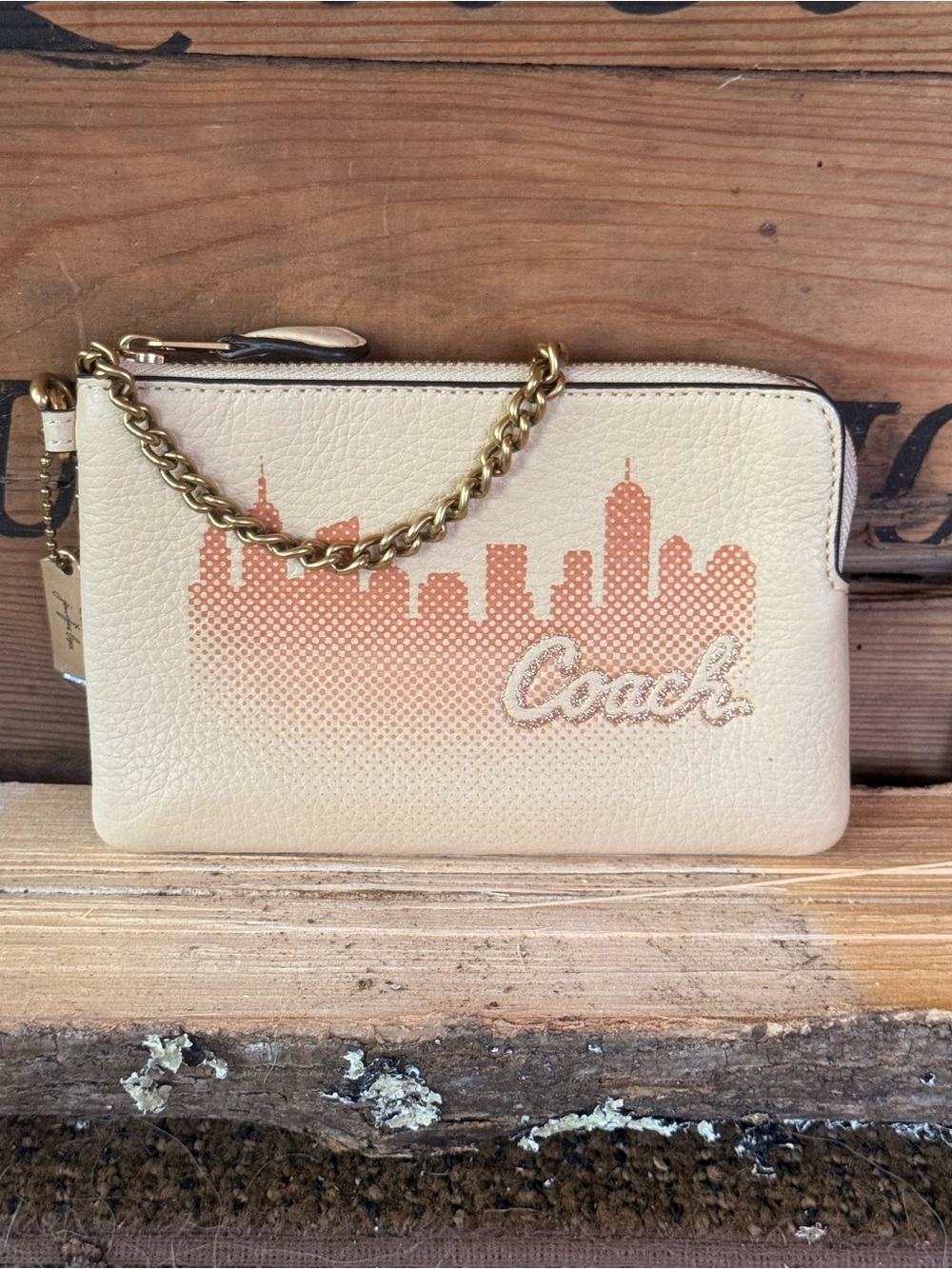 Coach X Jennifer Lopez Corner Zip Wristlet